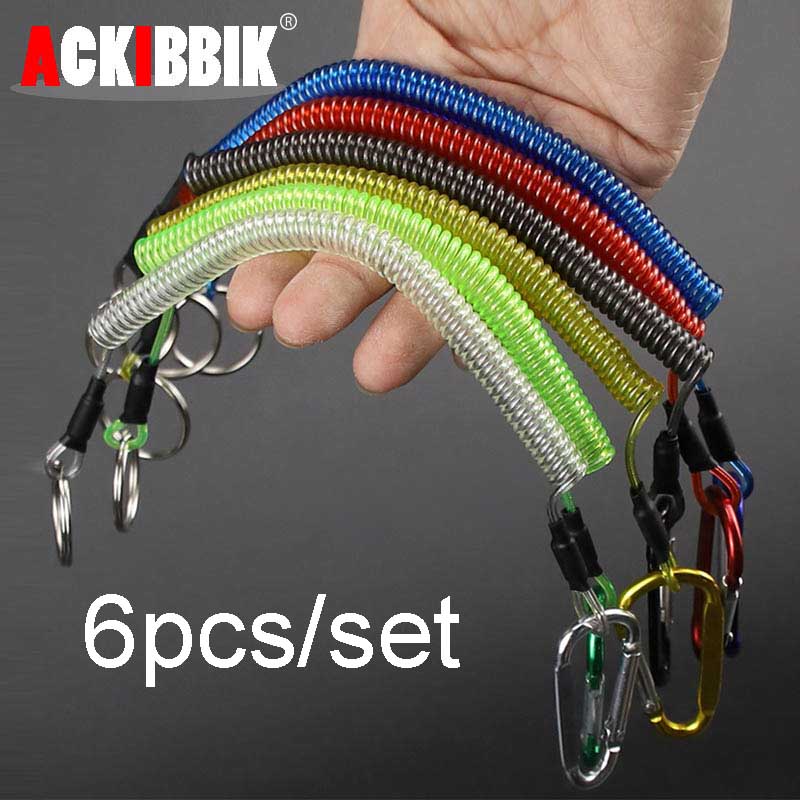 Fishing Kayak Paddle Leash - Ackibbik 6 pezzi cordino da pesca