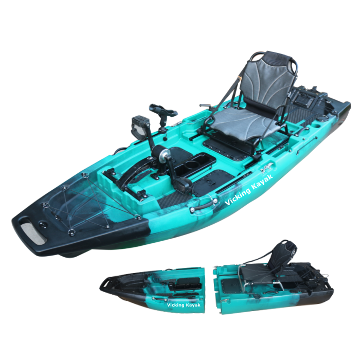 Fishing Kayak Pedal Drive - Nuovo Kayak Modulare 2025 da 9,5