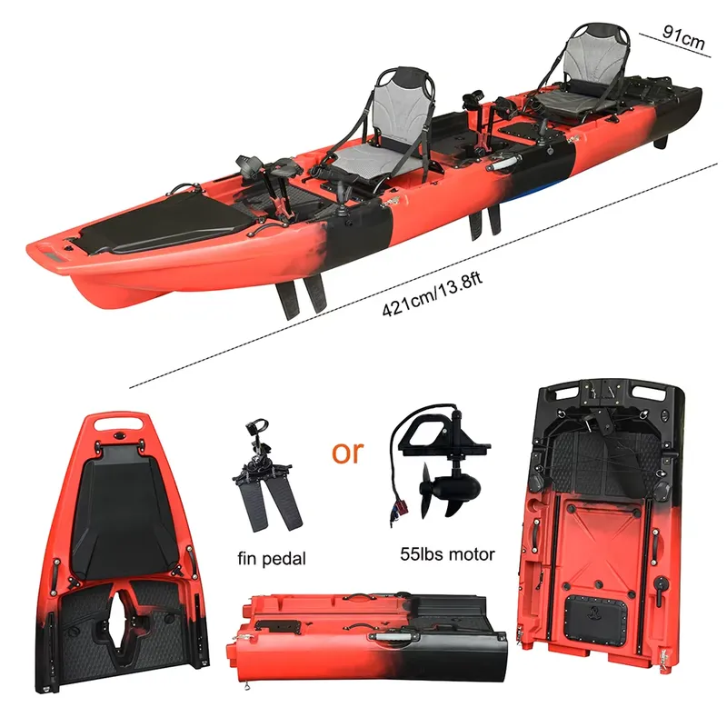 Kayak da Pesca OEM con Motore  - Fishing Kayak Pedal Drive recensione e prezzo